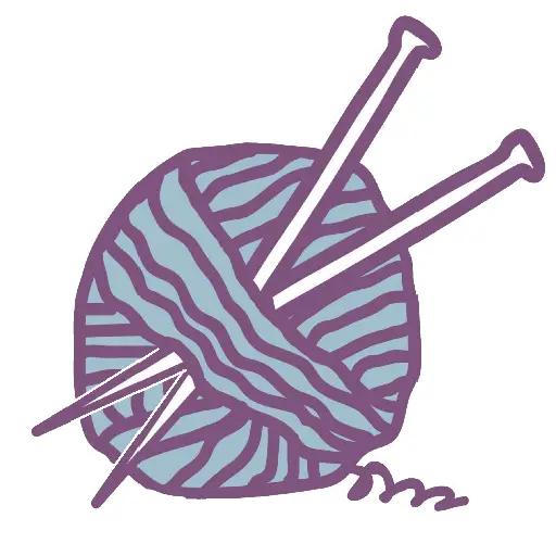 knitting drawing