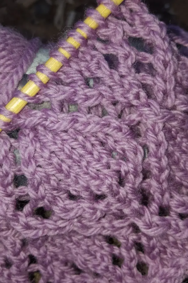 Knitting knit lace pattern knit pattern Little Diamonds Top knit ...